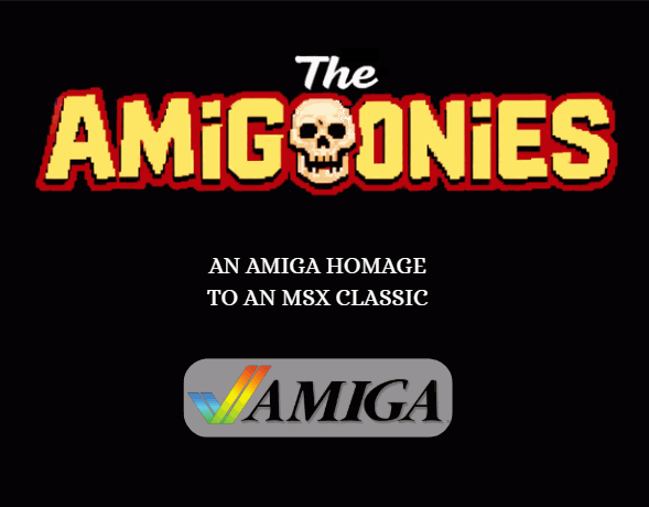 The AmiGoonies: omaggio Amiga al Goonies di Konami per MSX, nuova alpha AGA