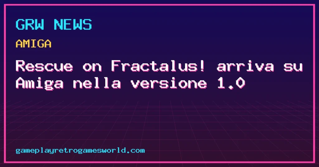 Copertina della news: Rescue on Fractalus! arriva su Amiga nella versione 1.0