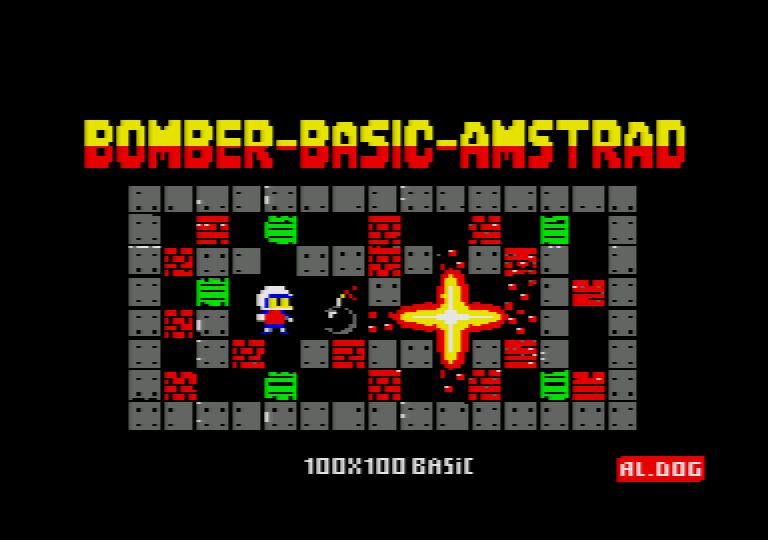 Bomber Basic Amstrad: un Bomberman per CPC scritto interamente in Locomotive BASIC